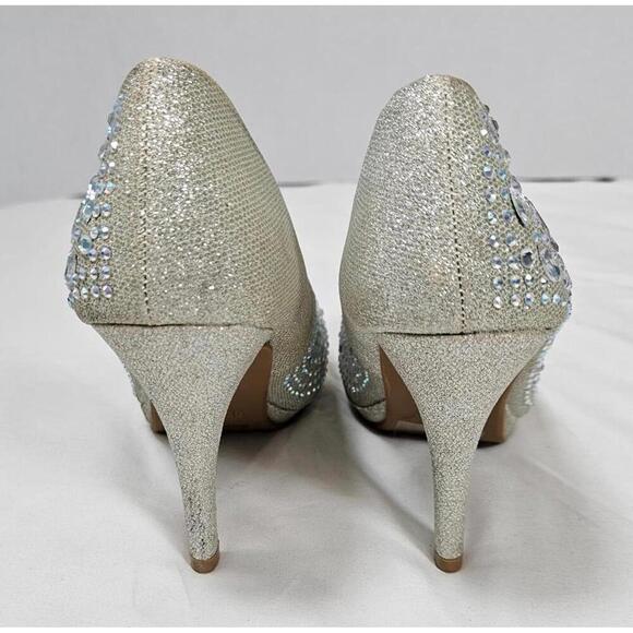 Delicacy Women's Glittering Sparkly 4" Stiletto High Heels Size 6.5 - Picture 3 of 10